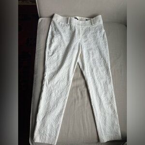LOFT White Skinny Pants